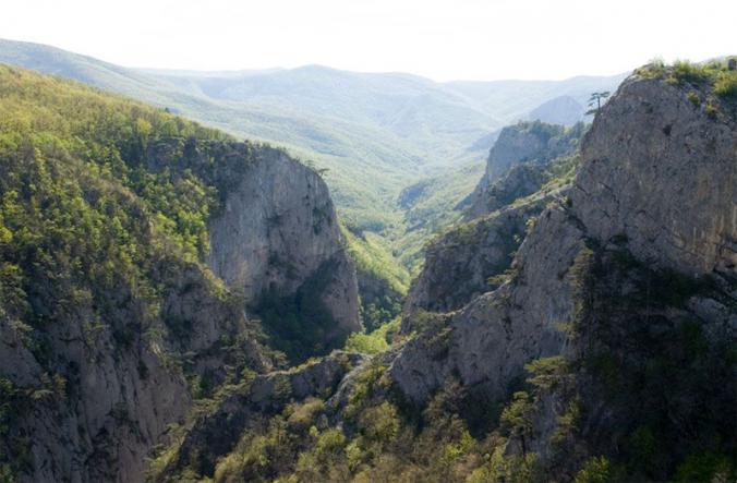 Большой крымский каньон фото